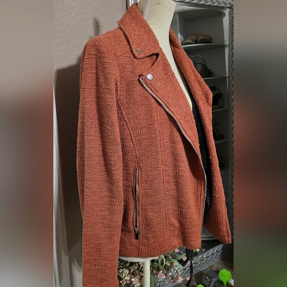 Nine West Knit Moto Jacket - Picture 4 of 7